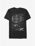 Star Wars Ship Schematics T-Shirt, BLACK, hi-res
