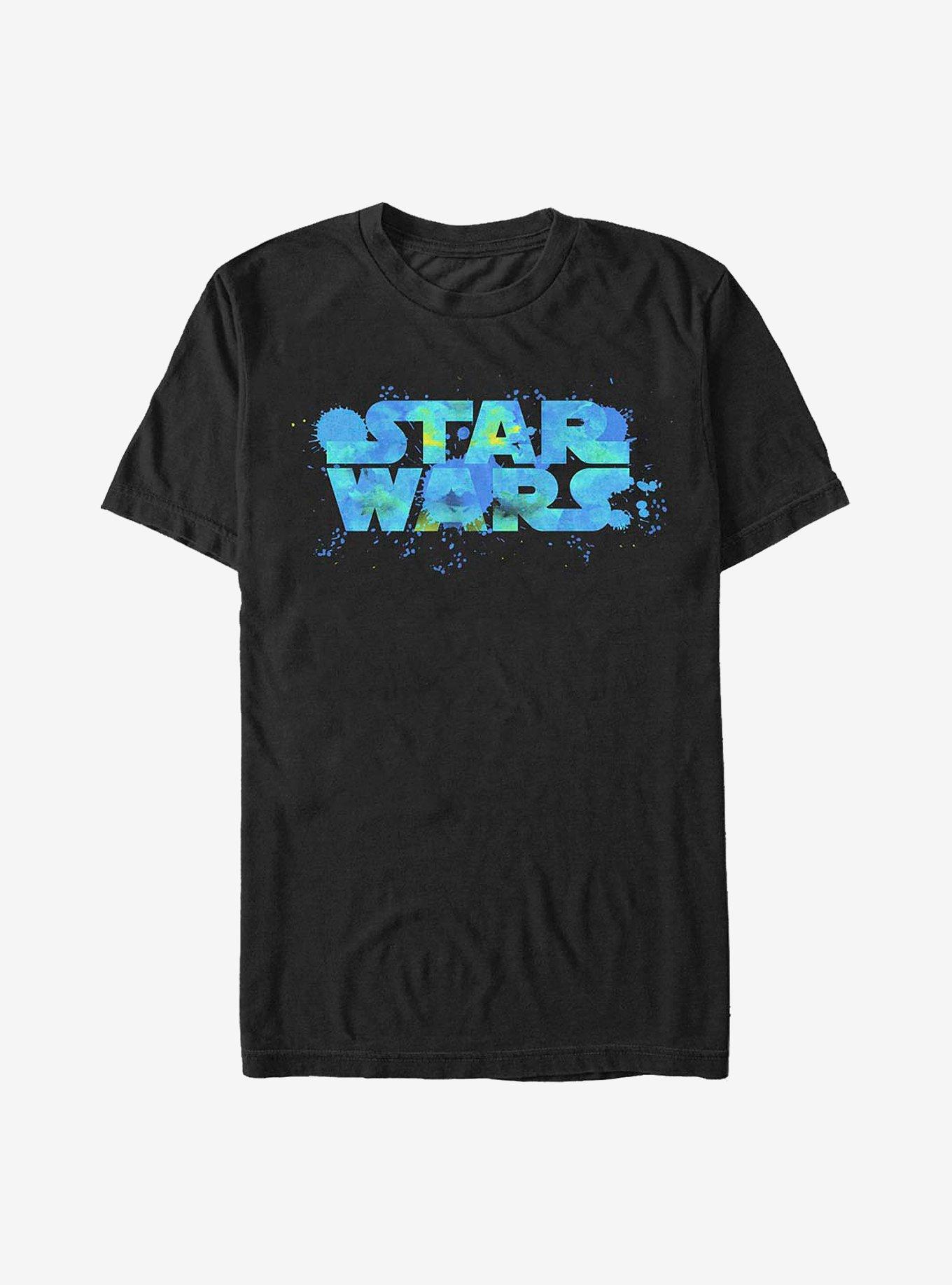 Star Wars Splatter Logo T-Shirt - BLACK | Hot Topic