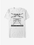Star Wars Stay On Target Lines T-Shirt, WHITE, hi-res