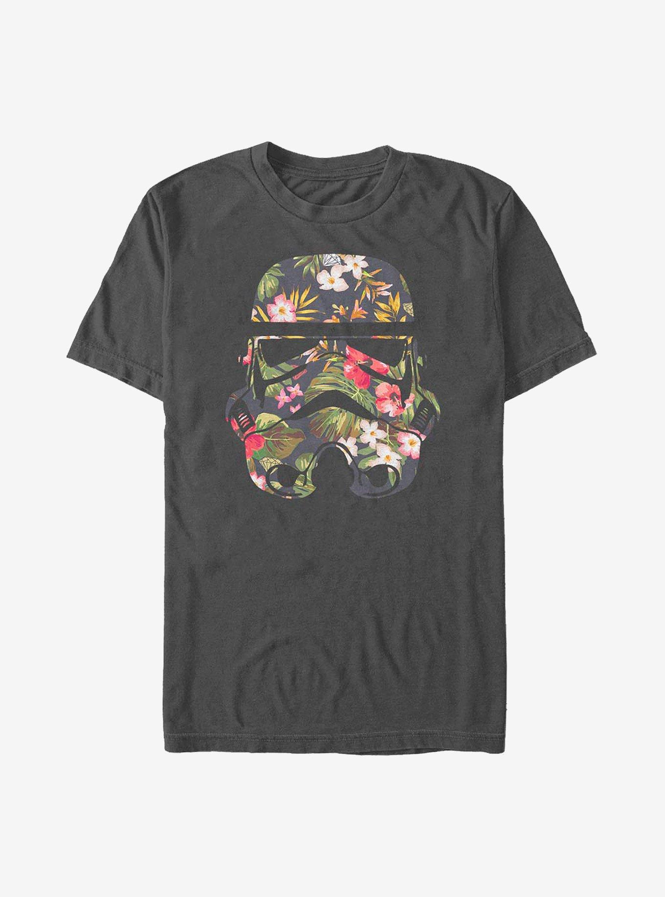 Star Wars Storm Flowers T-Shirt, CHARCOAL, hi-res