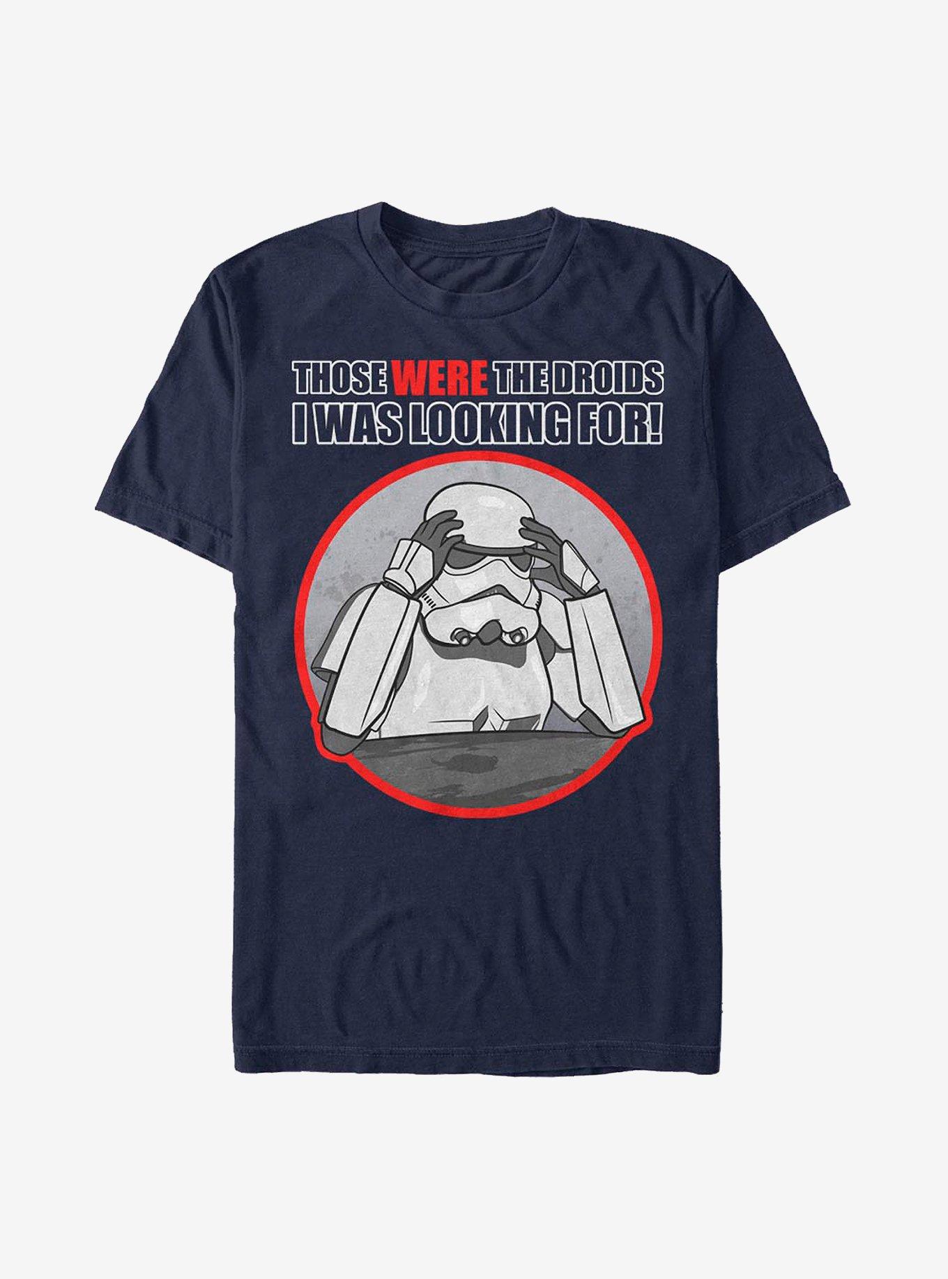 Star Wars Those Were The Droids T-Shirt, NAVY, hi-res