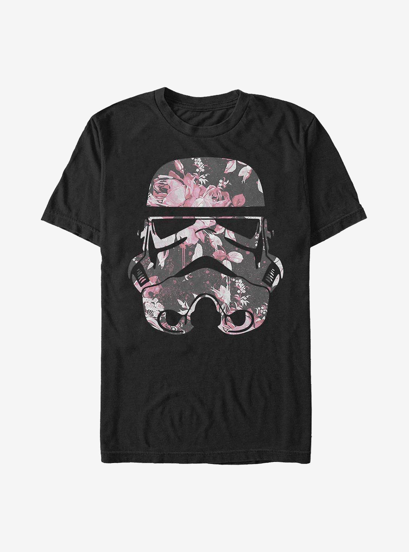 Star Wars Trooper Blossoms T-Shirt, BLACK, hi-res