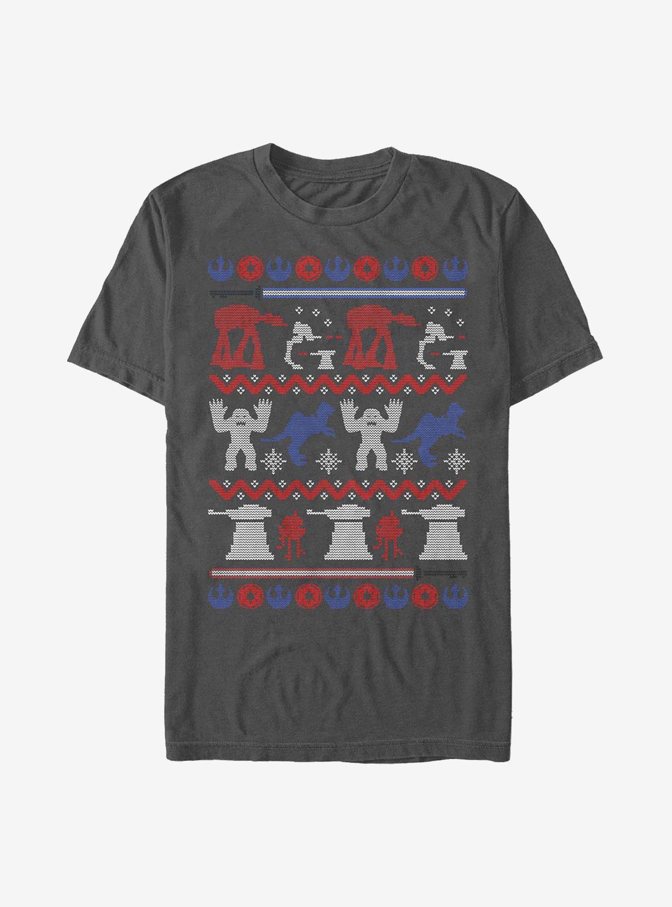 Star Wars Ugly Holiday T-Shirt, CHARCOAL, hi-res