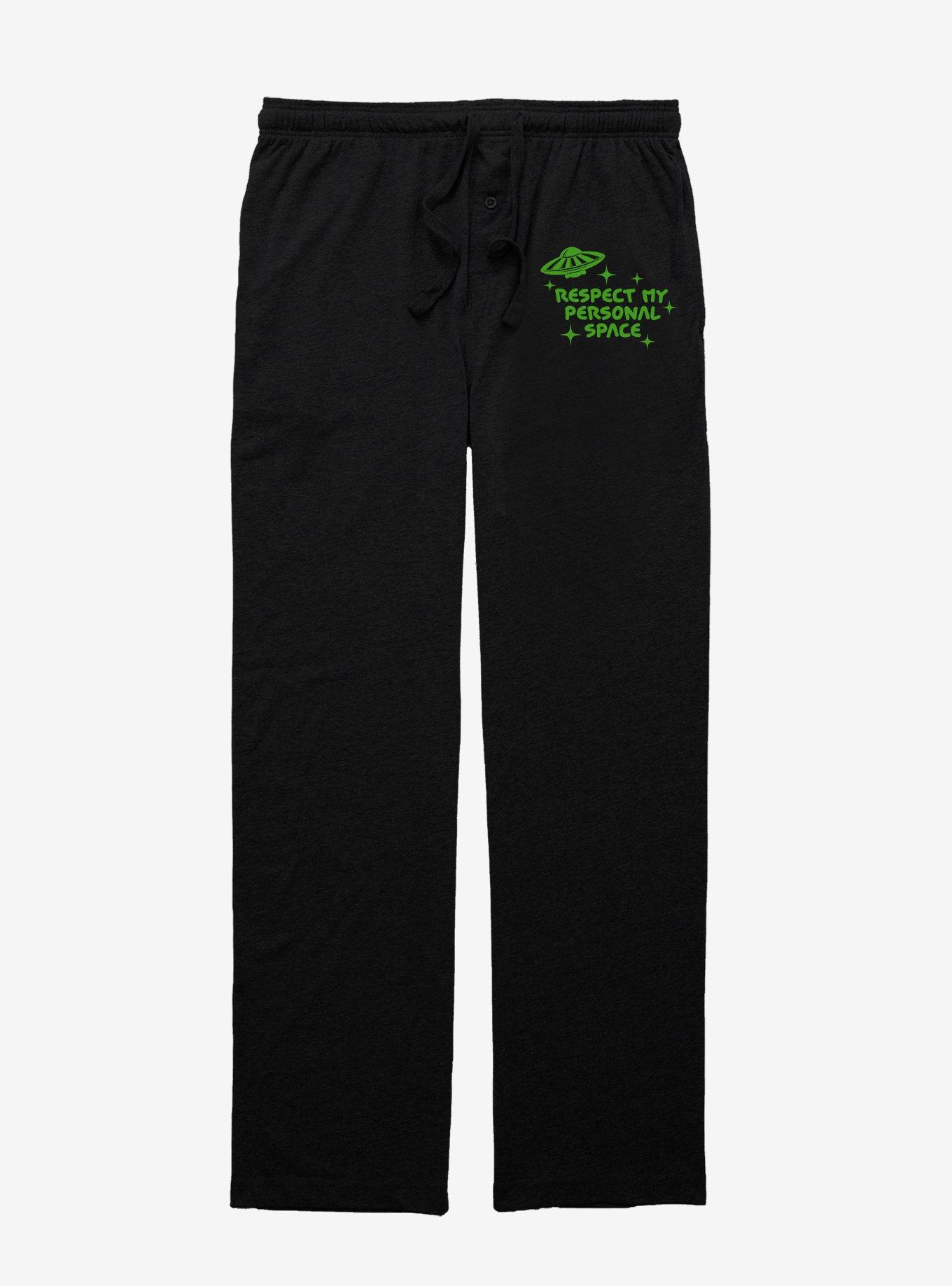 Cozy Collection Respect My Personal Space Pajama Pants, BLACK, hi-res