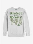 Star Wars Protect Our Forests Crew Sweatshirt, WHITE, hi-res