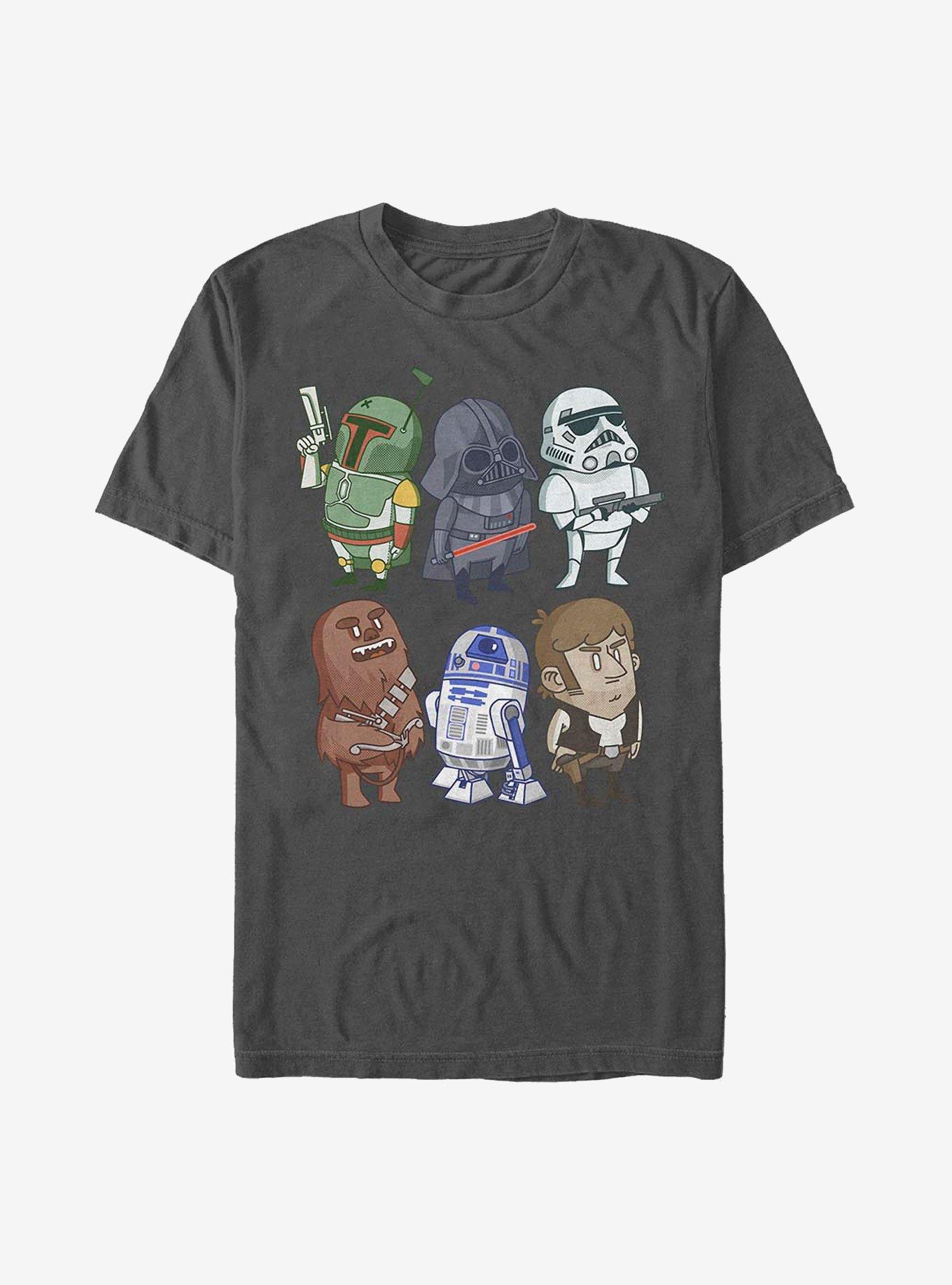 Star Wars Doodles T-Shirt, CHARCOAL, hi-res