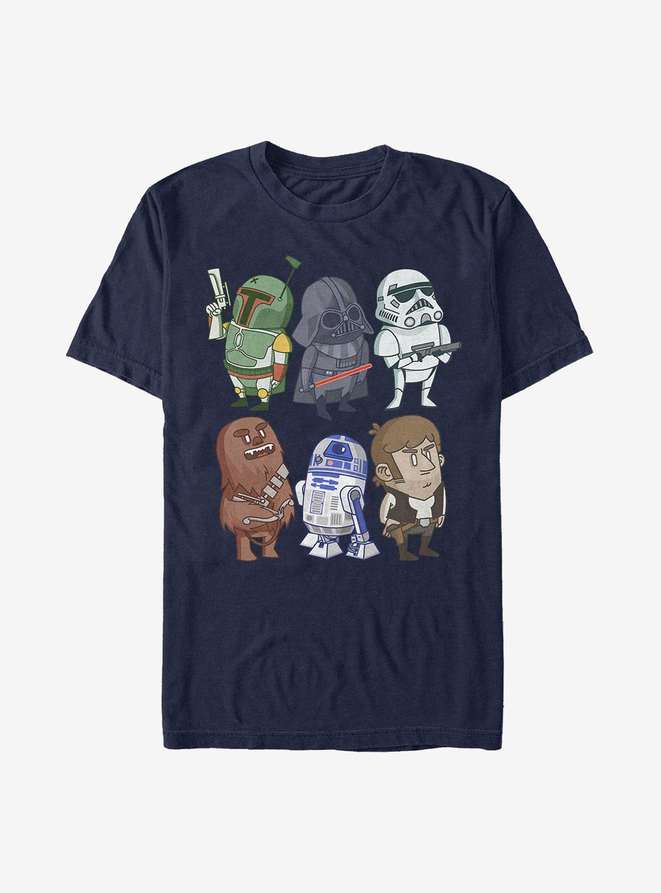 Star Wars Doodles T-Shirt, NAVY, hi-res