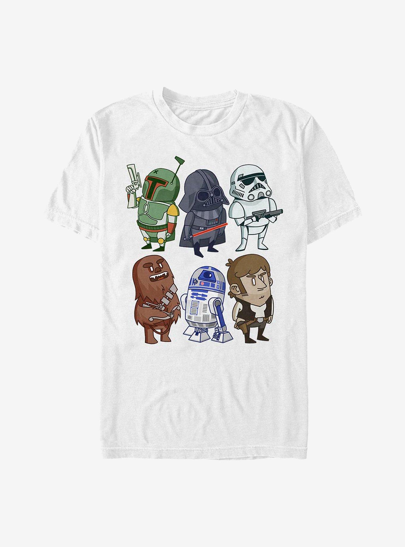 Star Wars Doodles T-Shirt, WHITE, hi-res