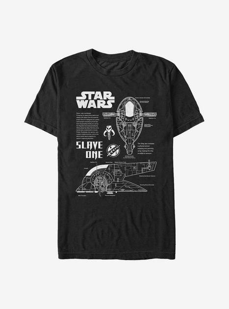 Star Wars Fett Schematic T Shirt Black Hot Topic 8884