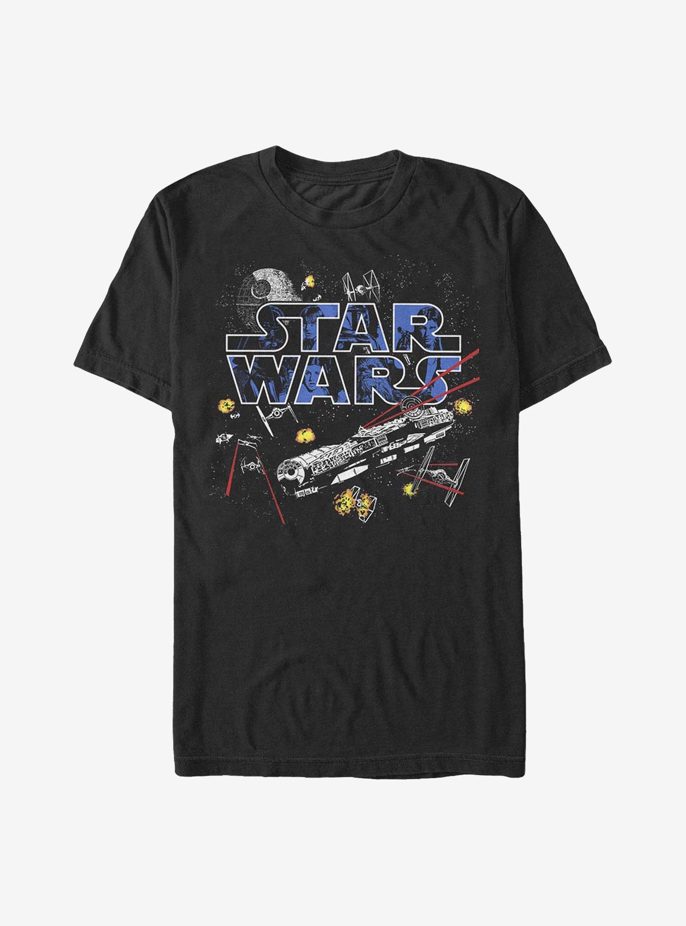Star Wars Flight Of The Falcon T-Shirt, , hi-res