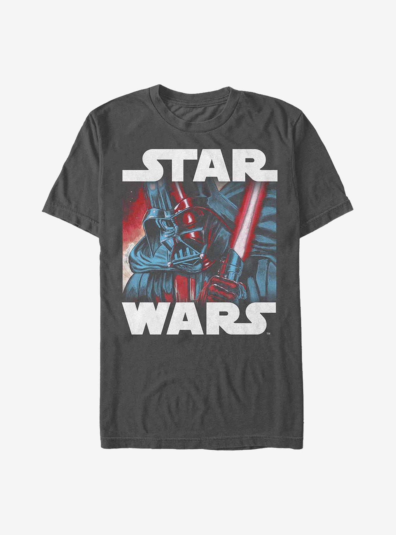 Star Wars Let's Go Vader T-Shirt, CHARCOAL, hi-res
