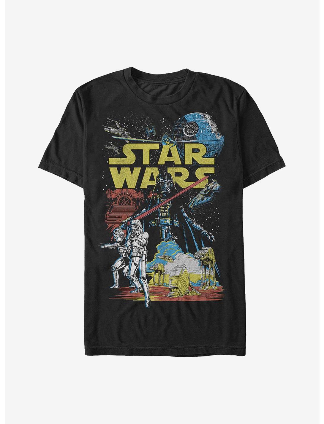 Star Wars Rebel Classic Poster T-Shirt, BLACK, hi-res