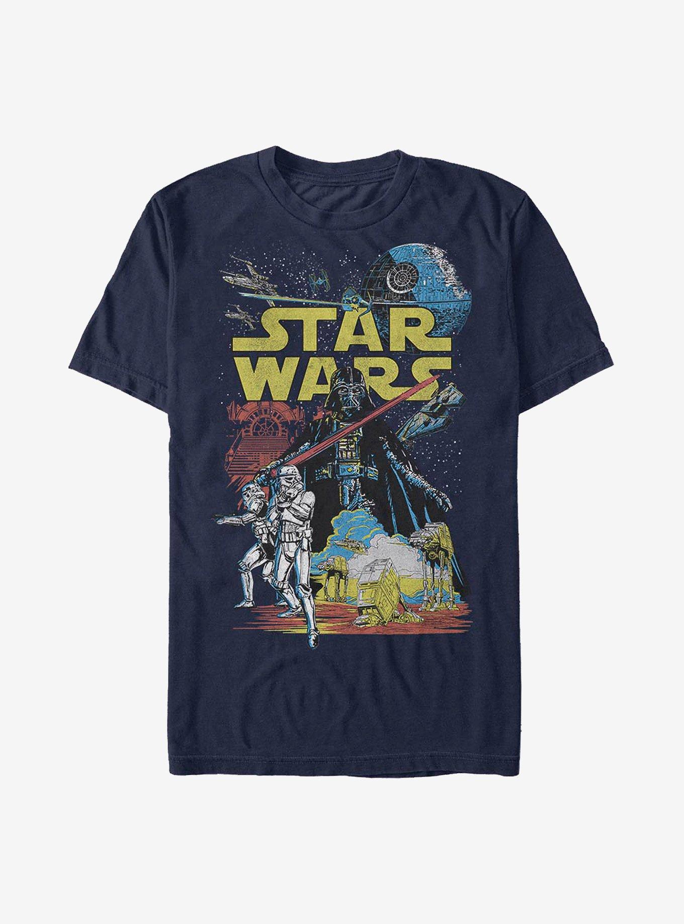 Star Wars Rebel Classic Poster T-Shirt, NAVY, hi-res