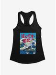 Looney Tunes Bugs Bunny Waves Sword Japanese Text Womens Tank Top, , hi-res