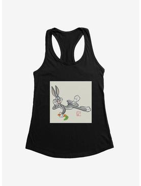 Plus Size Looney Tunes Bugs Bunny Chillin' Japanese Text Womens Tank Top, , hi-res