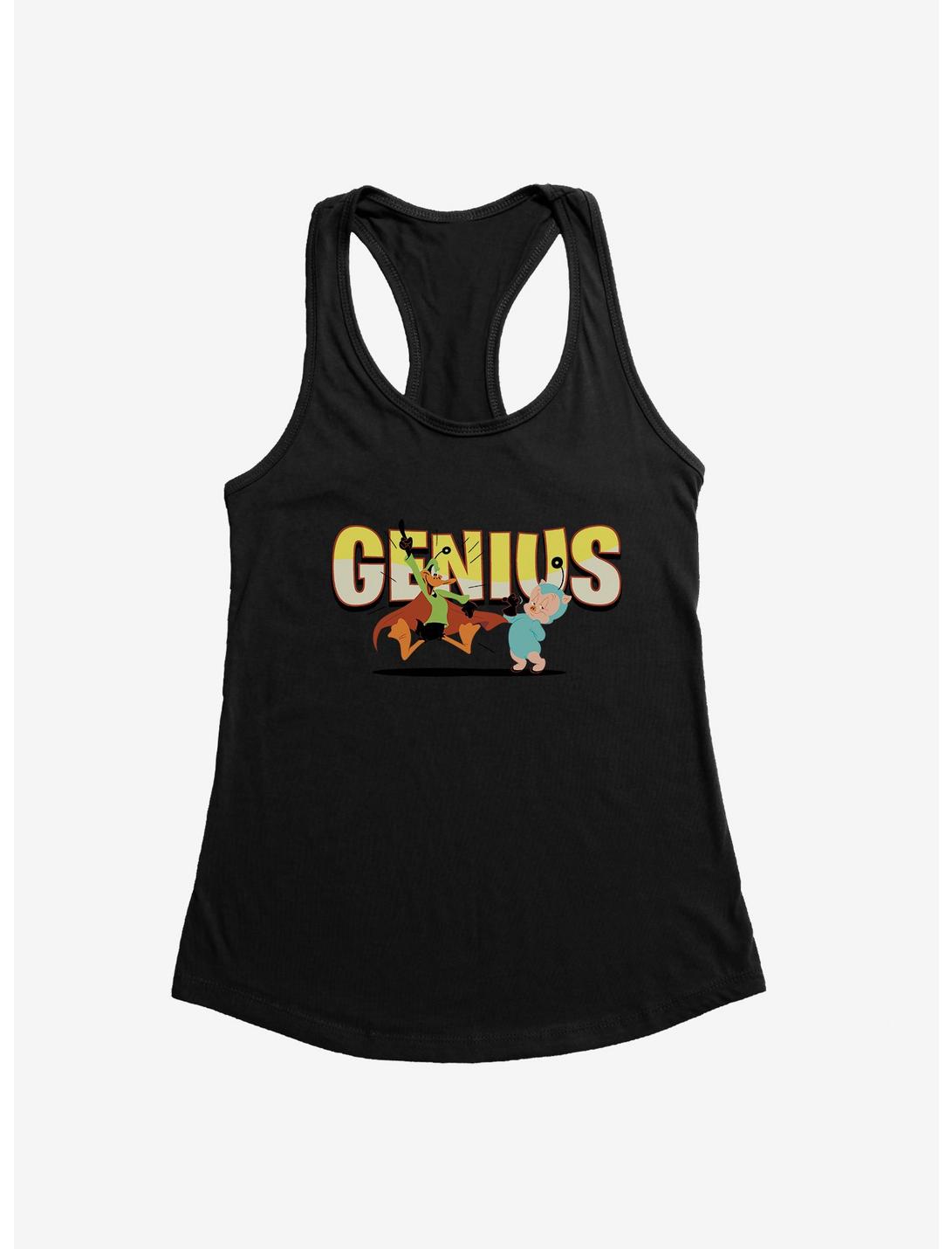Looney Tunes Genius Daffy Duck And Porky Pig Womens Tank Top, , hi-res