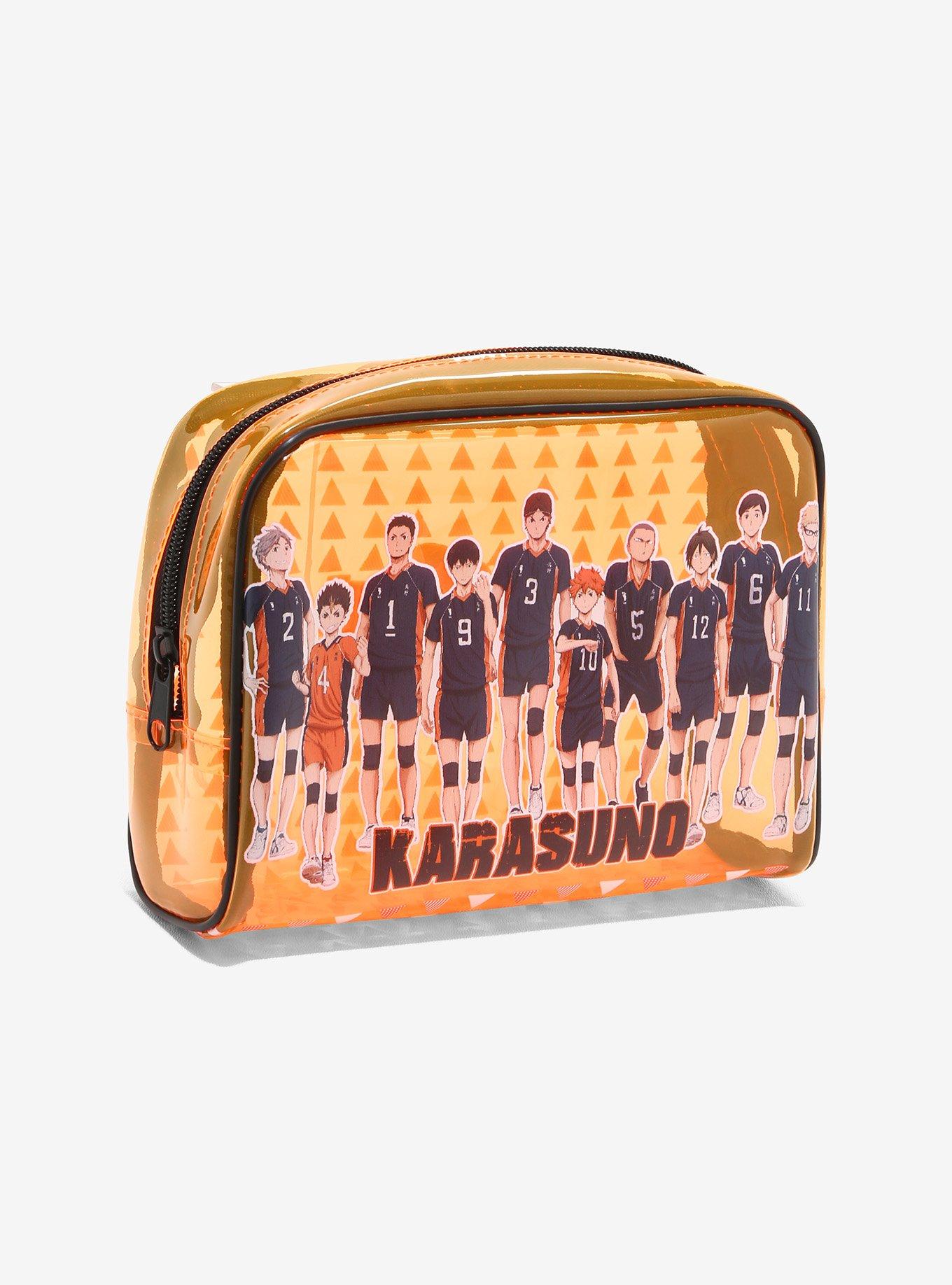 Haikyu!! Karasuno Makeup Bag, , hi-res