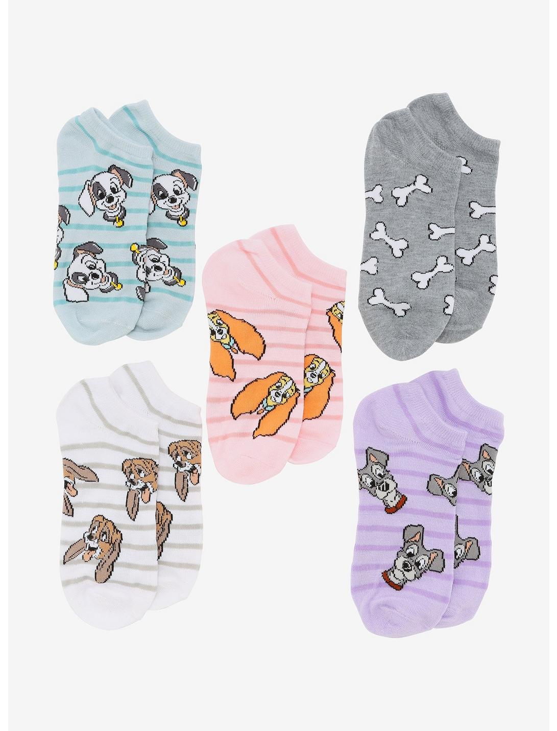 Disney Dogs Pastel Character Sock Set, , hi-res
