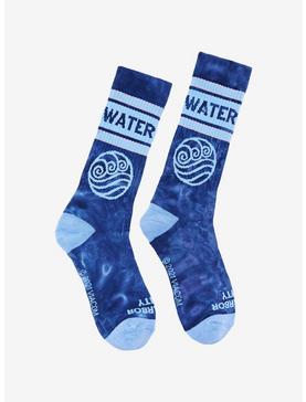 Plus Size Avatar: The Last Airbender Waterbender Crew Socks - BoxLunch Exclusive, , hi-res