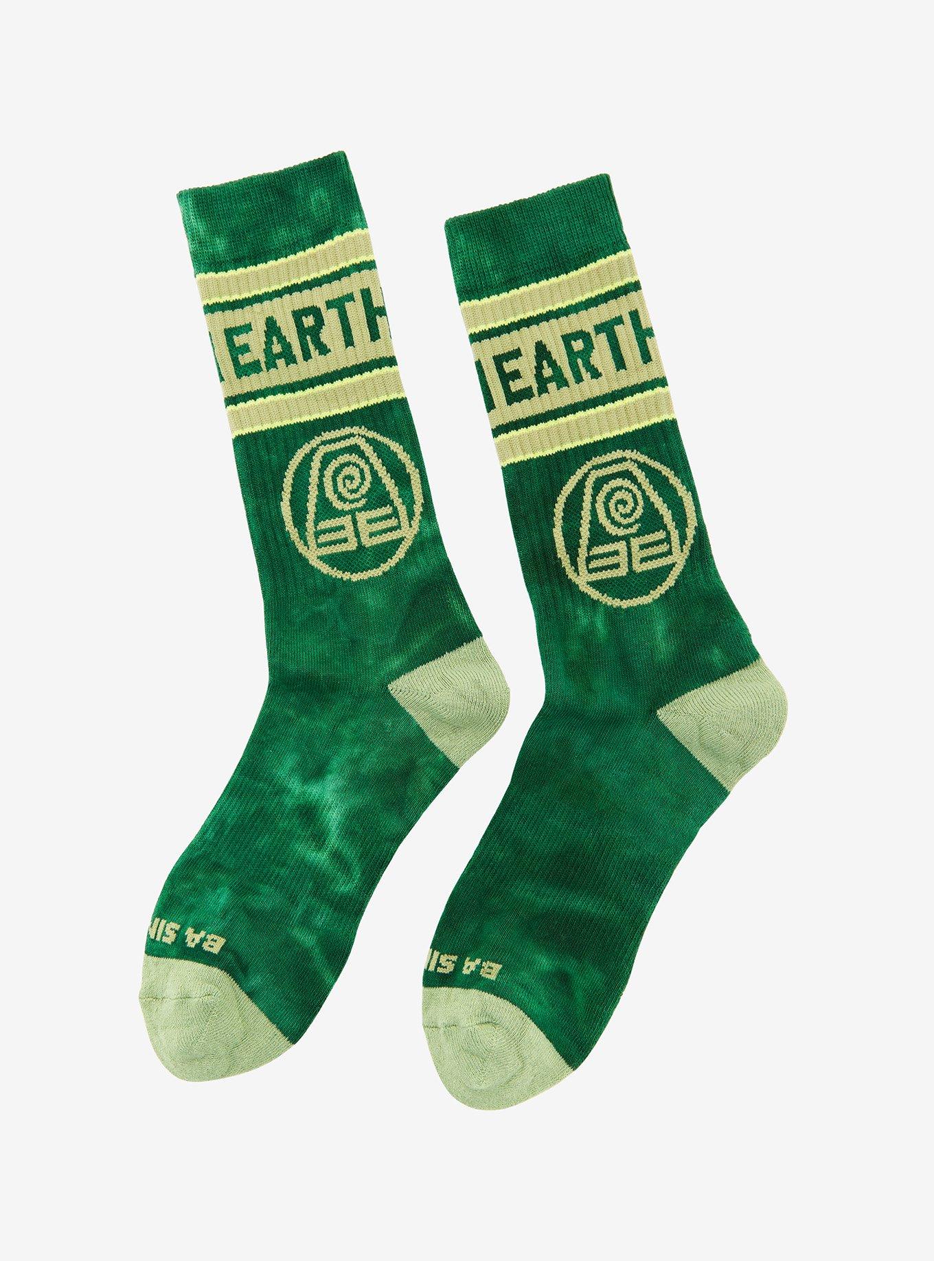 Avatar: The Last Airbender Earthbender Crew Socks - BoxLunch Exclusive, , hi-res
