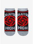 Jujutsu Kaisen Jujutsu High Logo No-Show Socks, , hi-res