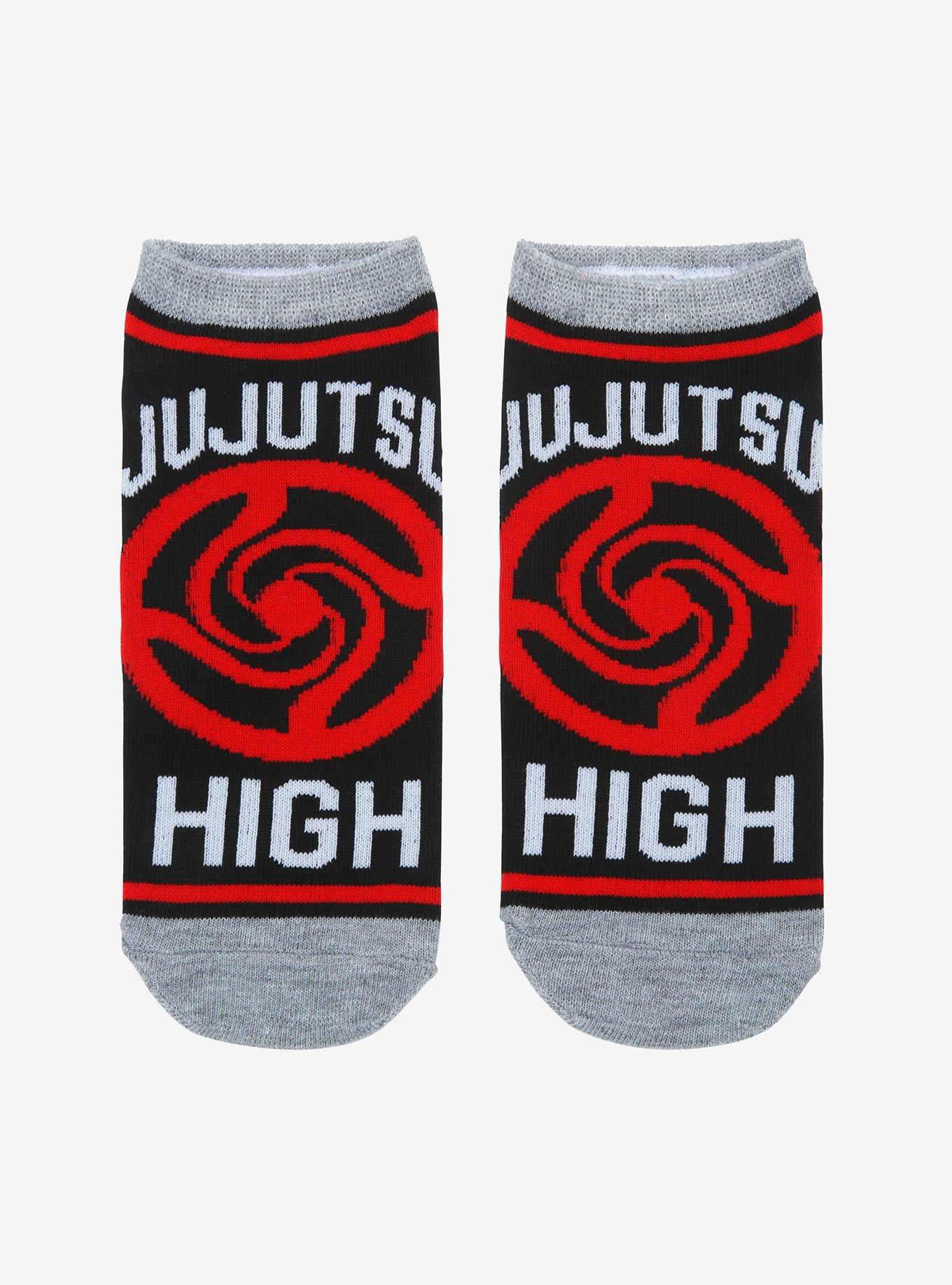 Jujutsu Kaisen Jujutsu High Logo No-Show Socks, , hi-res