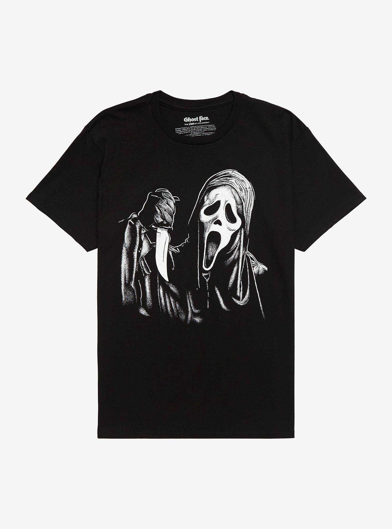 Personalized Ghostface Unisex Printed Baseball Jersey Black