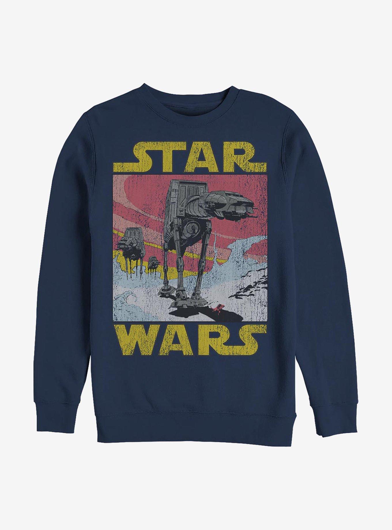 Star Wars Classic AT-AT Crew Sweatshirt, NAVY, hi-res