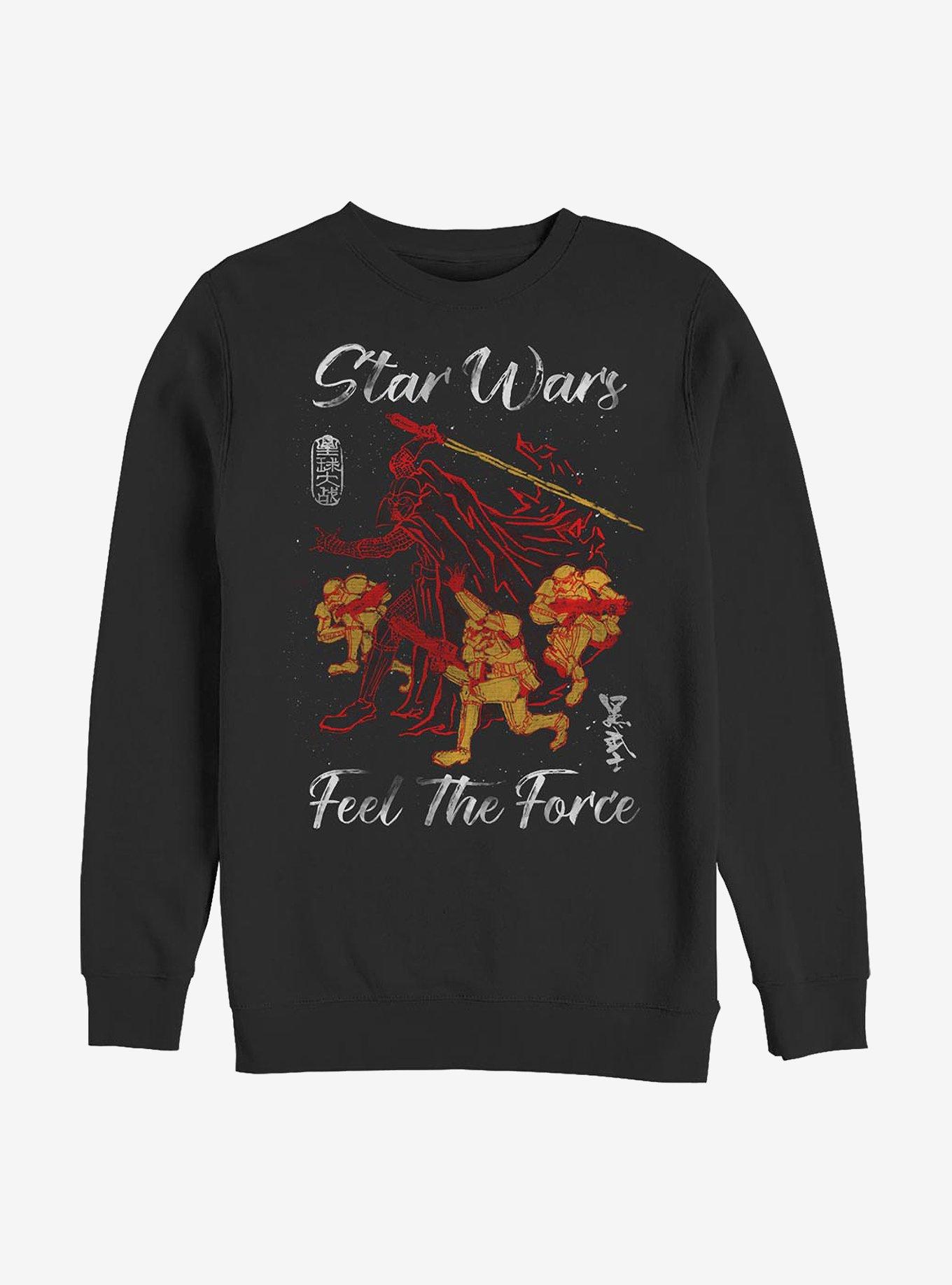 Star Wars Feel The Force Crew Sweatshirt, BLACK, hi-res