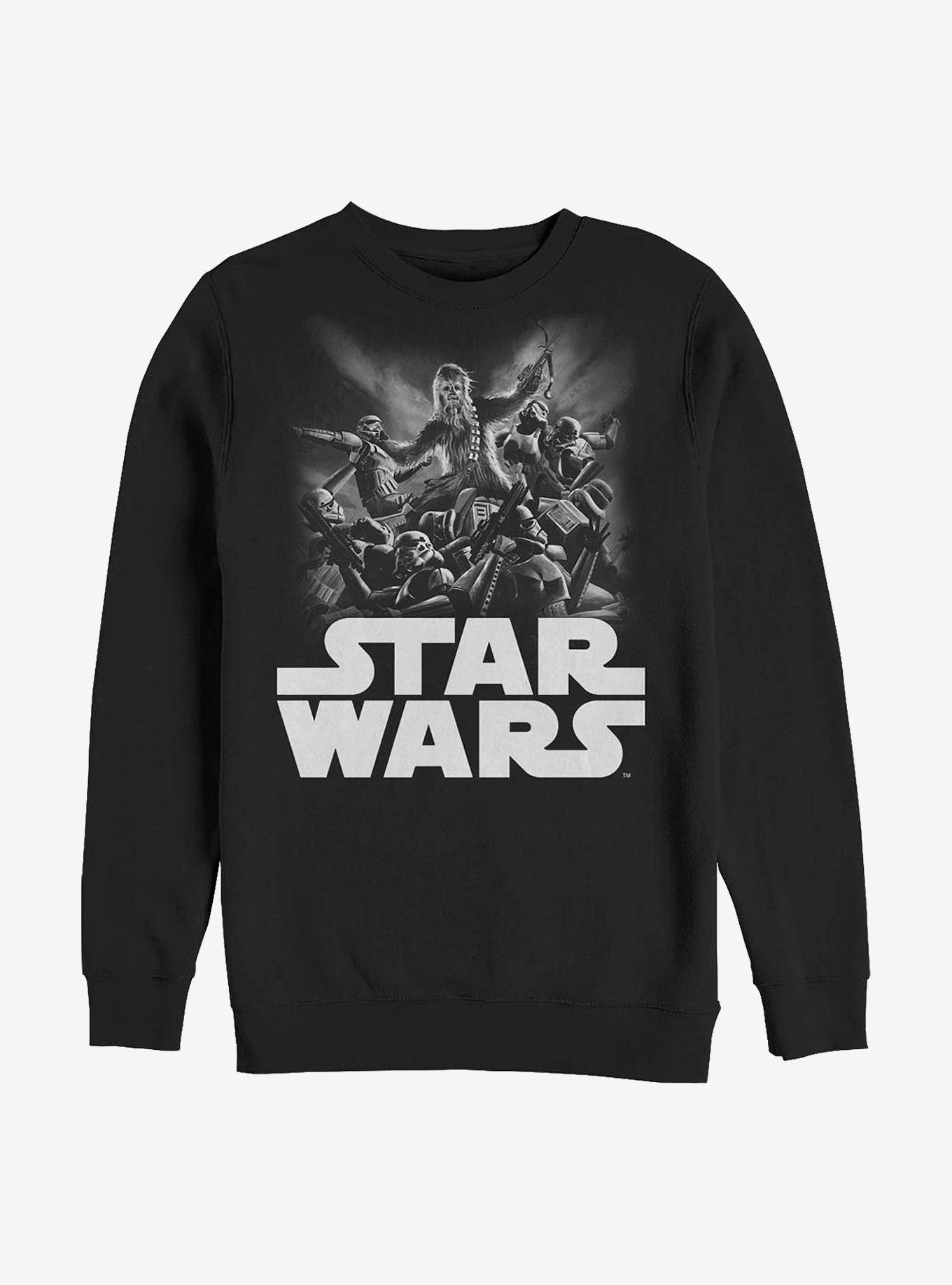 Star Wars King Of The Mountain Crew Sweatshirt, BLACK, hi-res