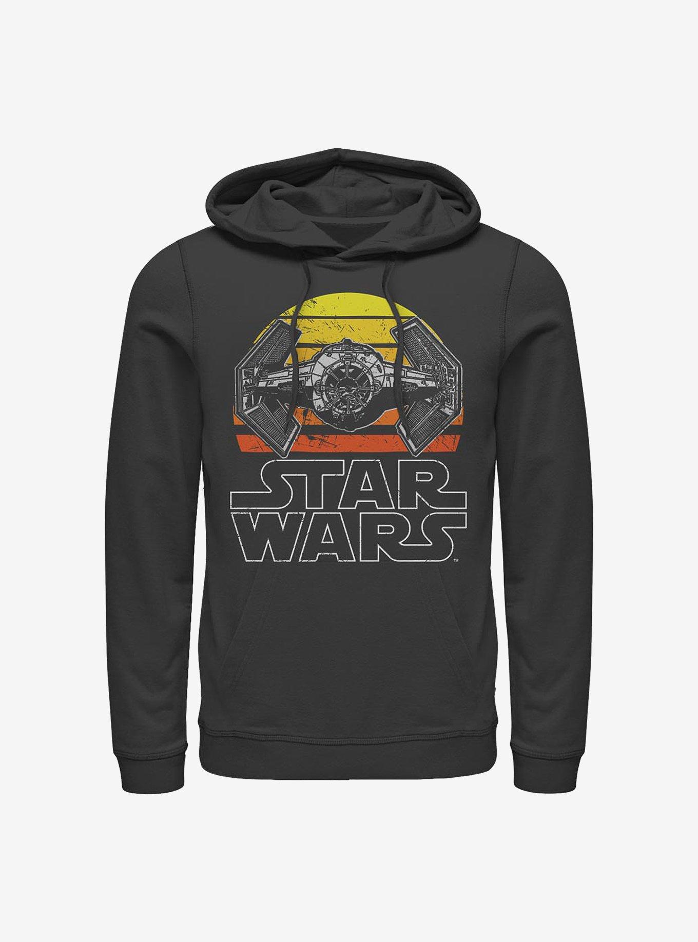Star Wars Sunset TIE Fighter Hoodie, BLACK, hi-res