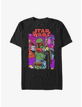 Star Wars Bold Colors Boba Fett T-Shirt, , hi-res