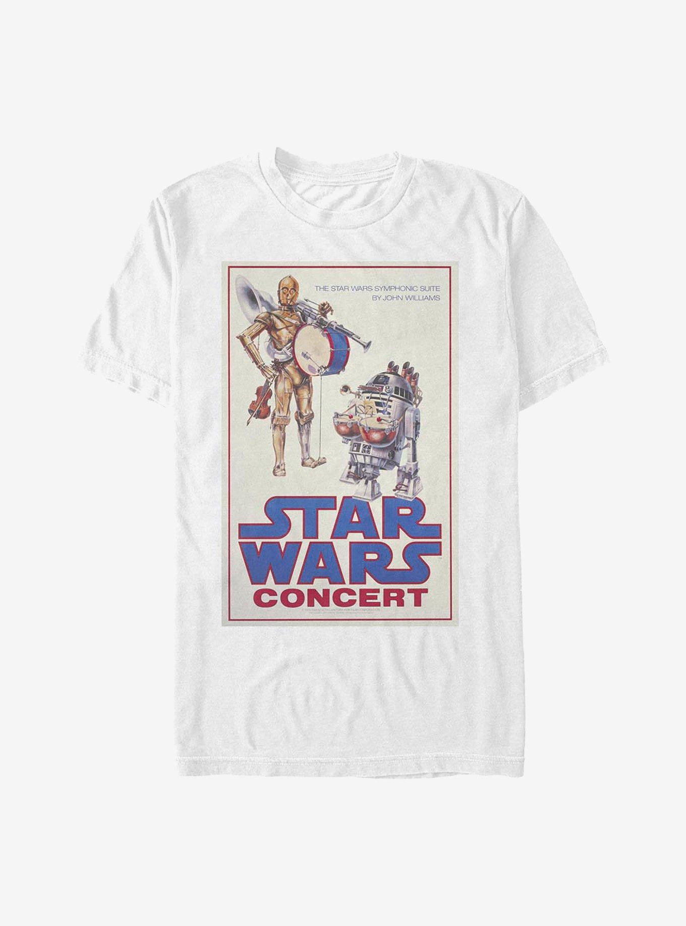 Star Wars Droid Concert T-Shirt, WHITE, hi-res