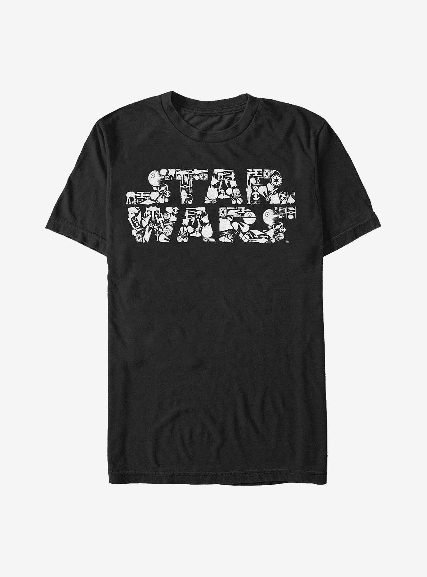 Star Wars Elemental Logo T-Shirt, BLACK, hi-res
