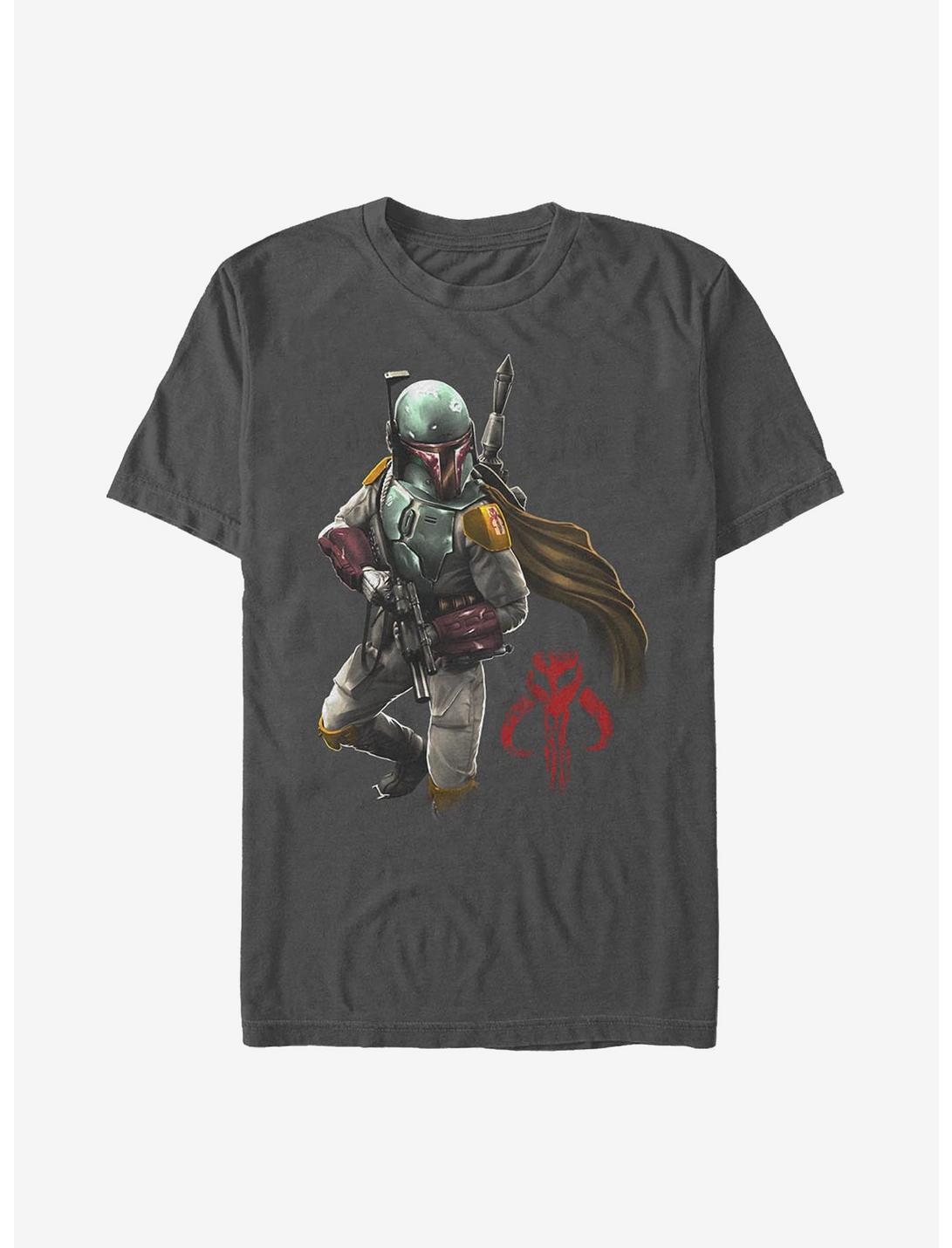 Star Wars Mandalorian Warrior T-Shirt, CHARCOAL, hi-res