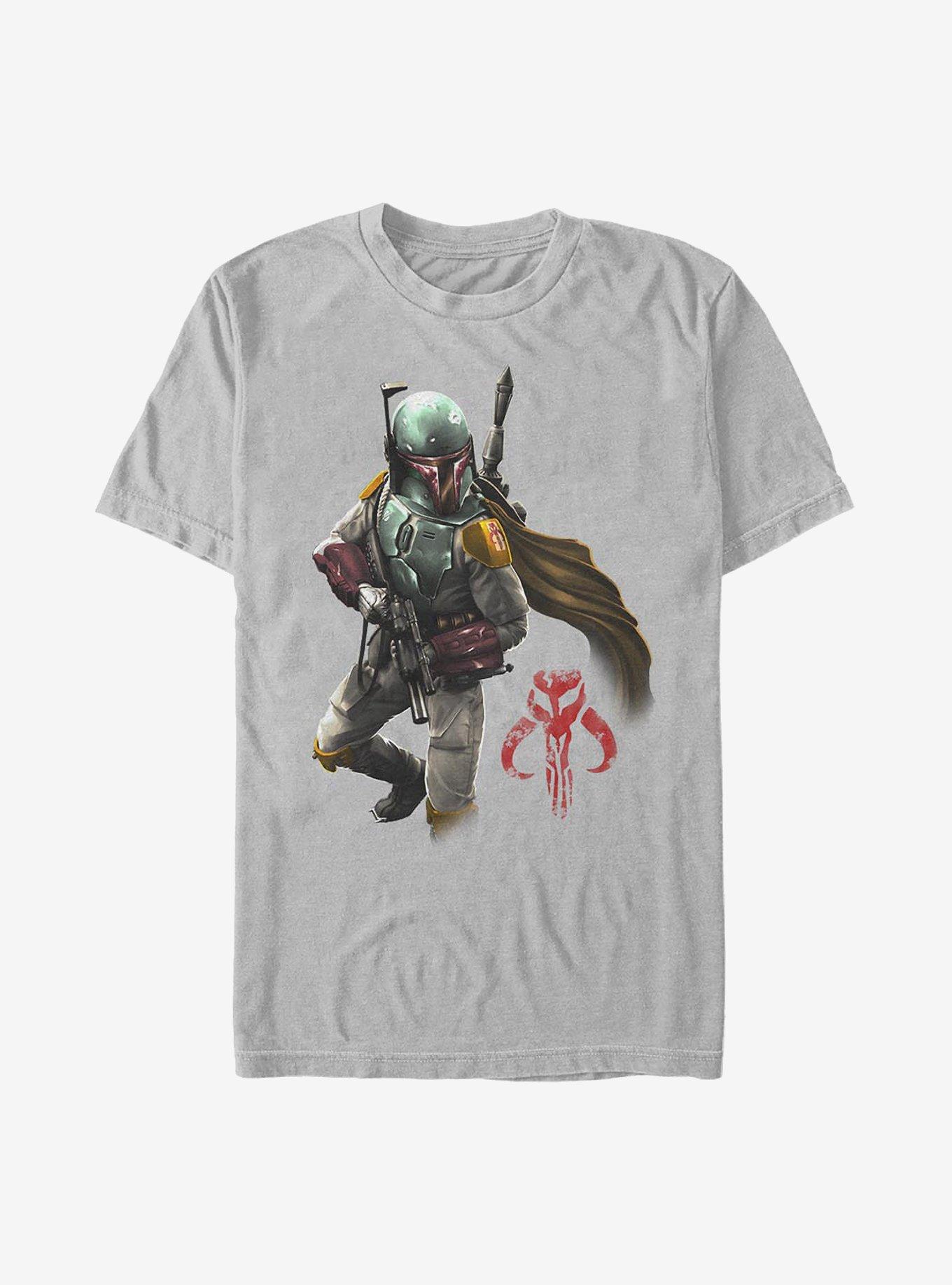 Star Wars Mandalorian Warrior T-Shirt, SILVER, hi-res