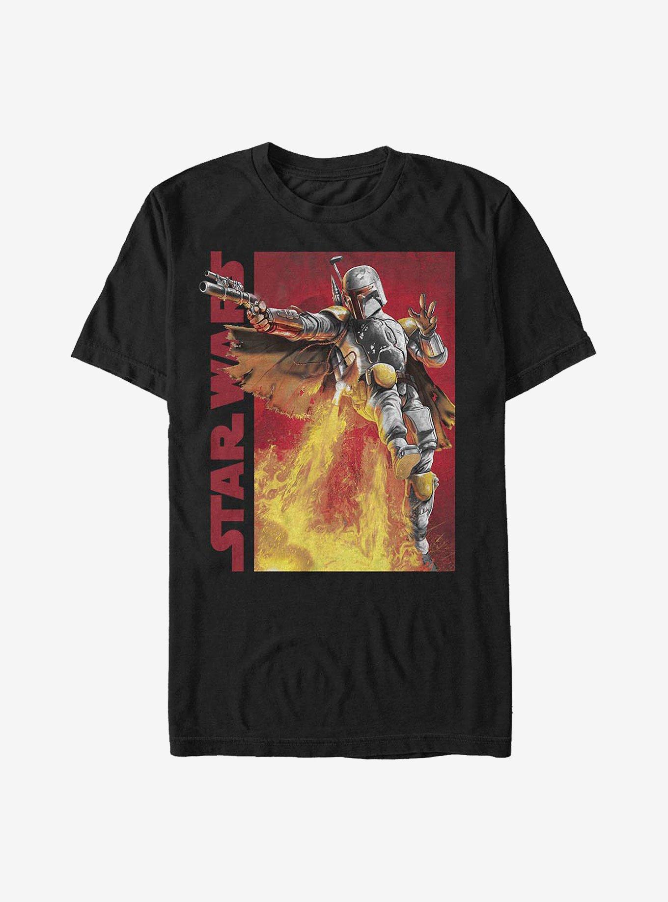 Star Wars Mando Jet Backpack T-Shirt