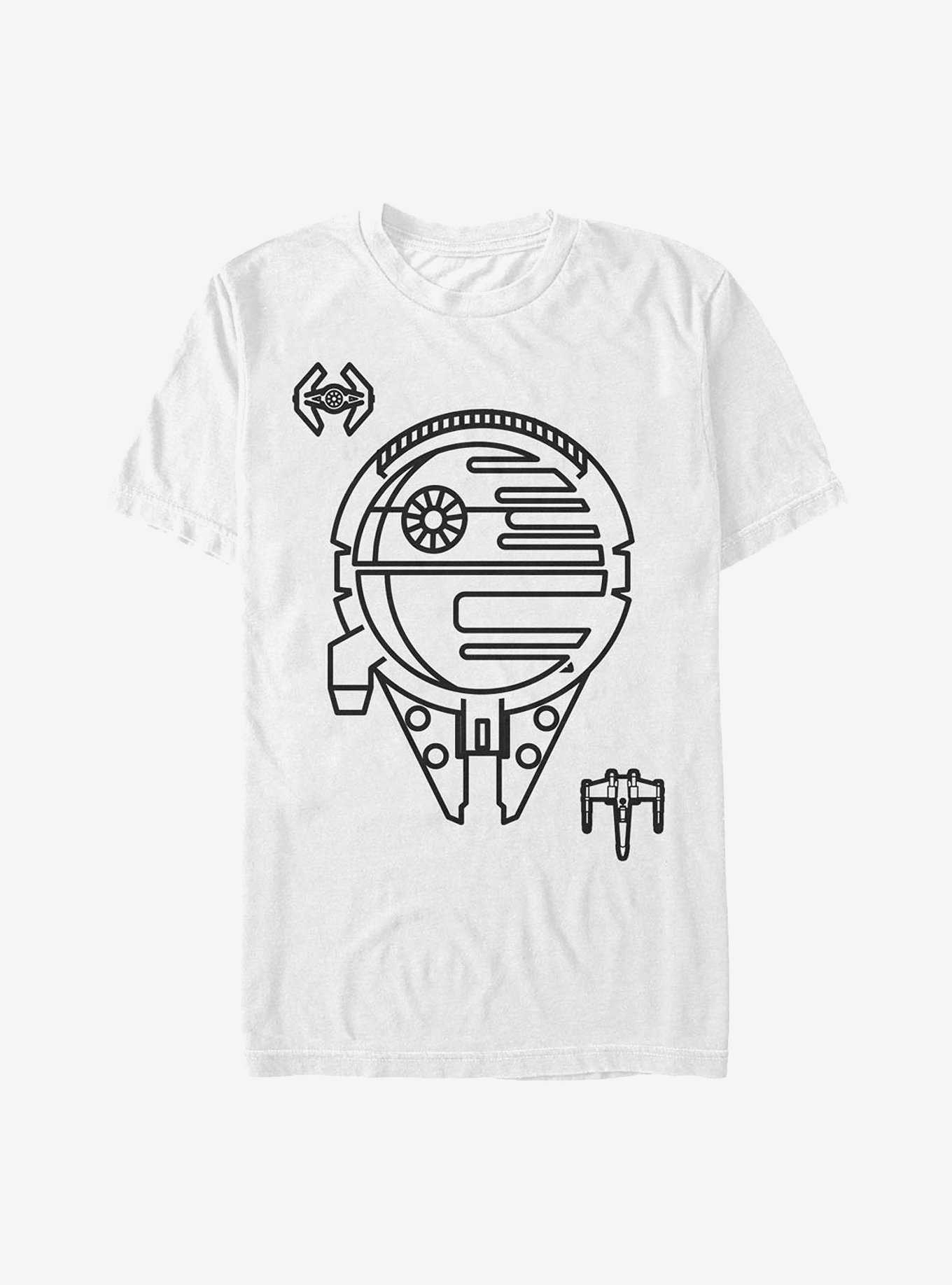 Star Wars Minimal Ships T-Shirt, , hi-res