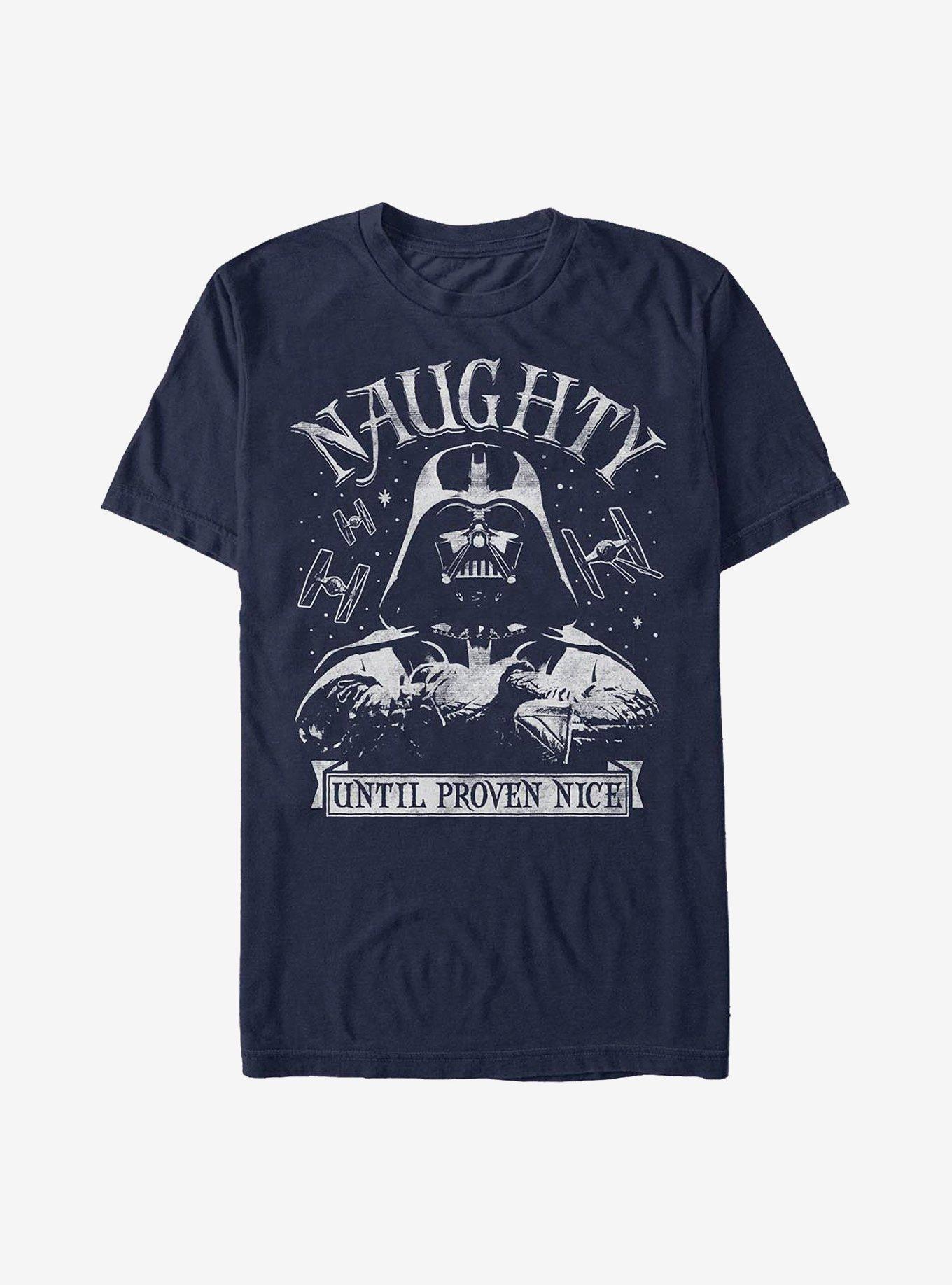 Star Wars Naughty Until Nice T-Shirt, NAVY, hi-res
