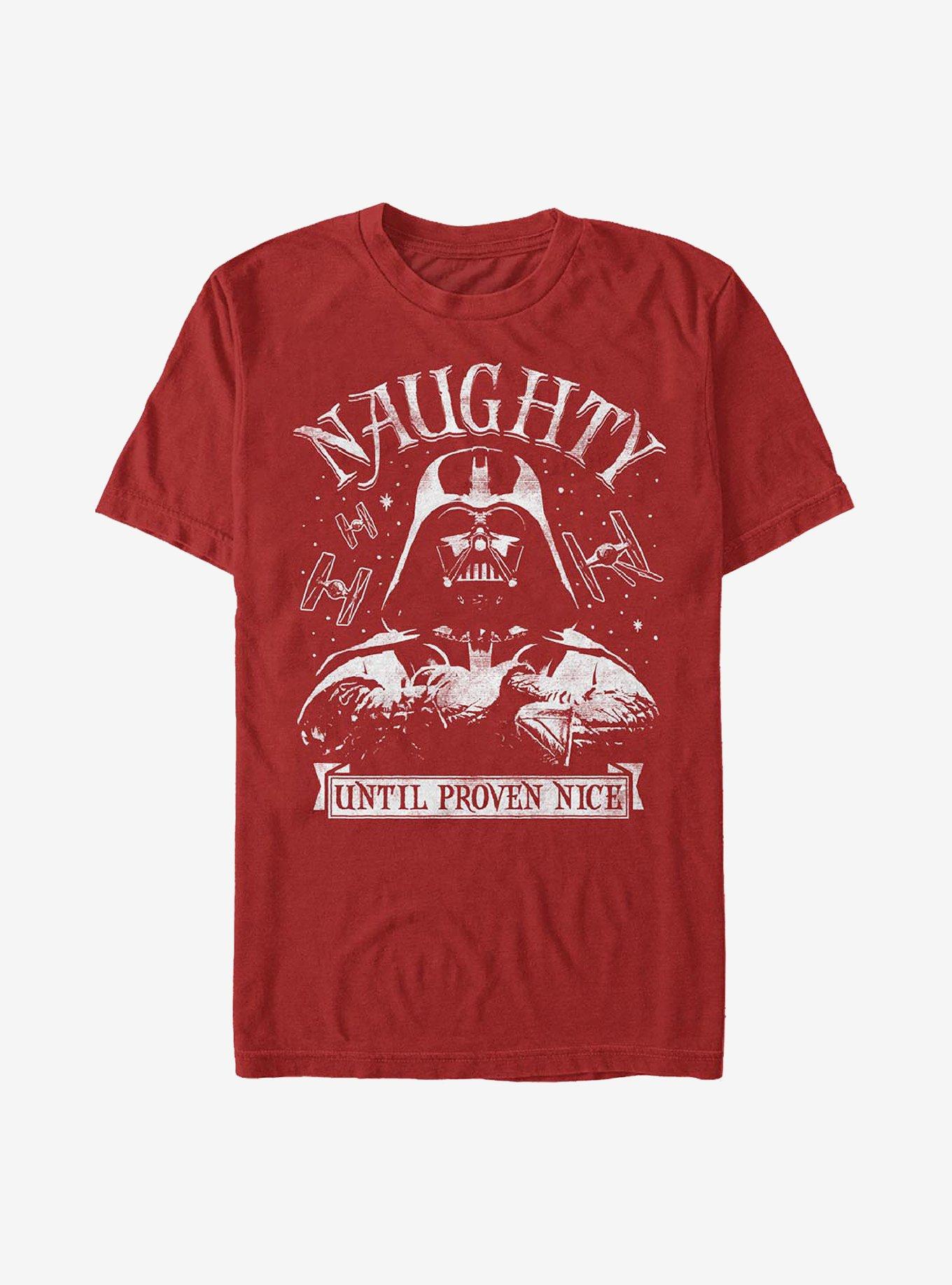 Star Wars Naughty Until Nice T-Shirt, RED, hi-res