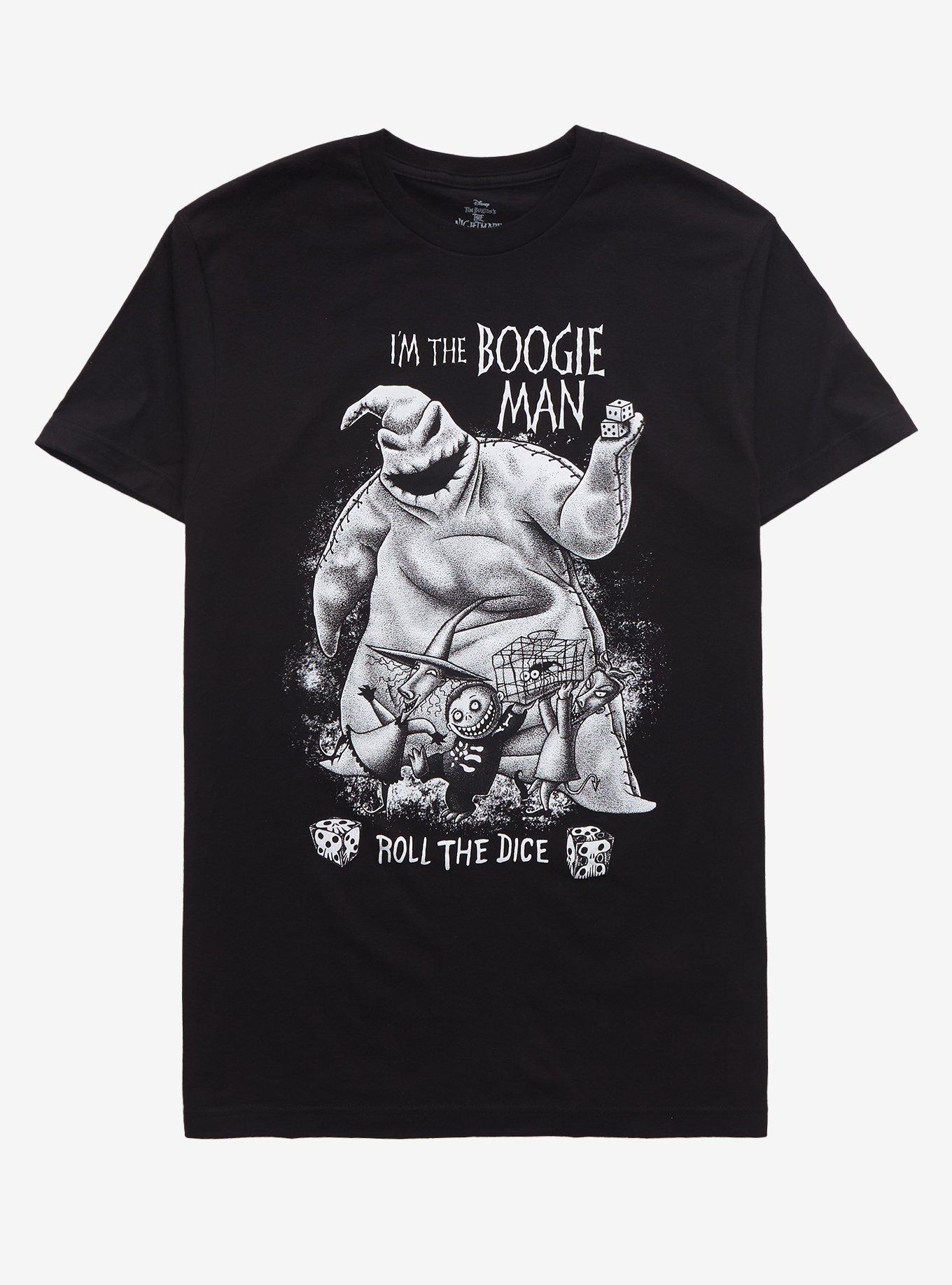 The Nightmare Before Christmas Oogie Boogie Roll The Dice T-Shirt, BLACK, hi-res