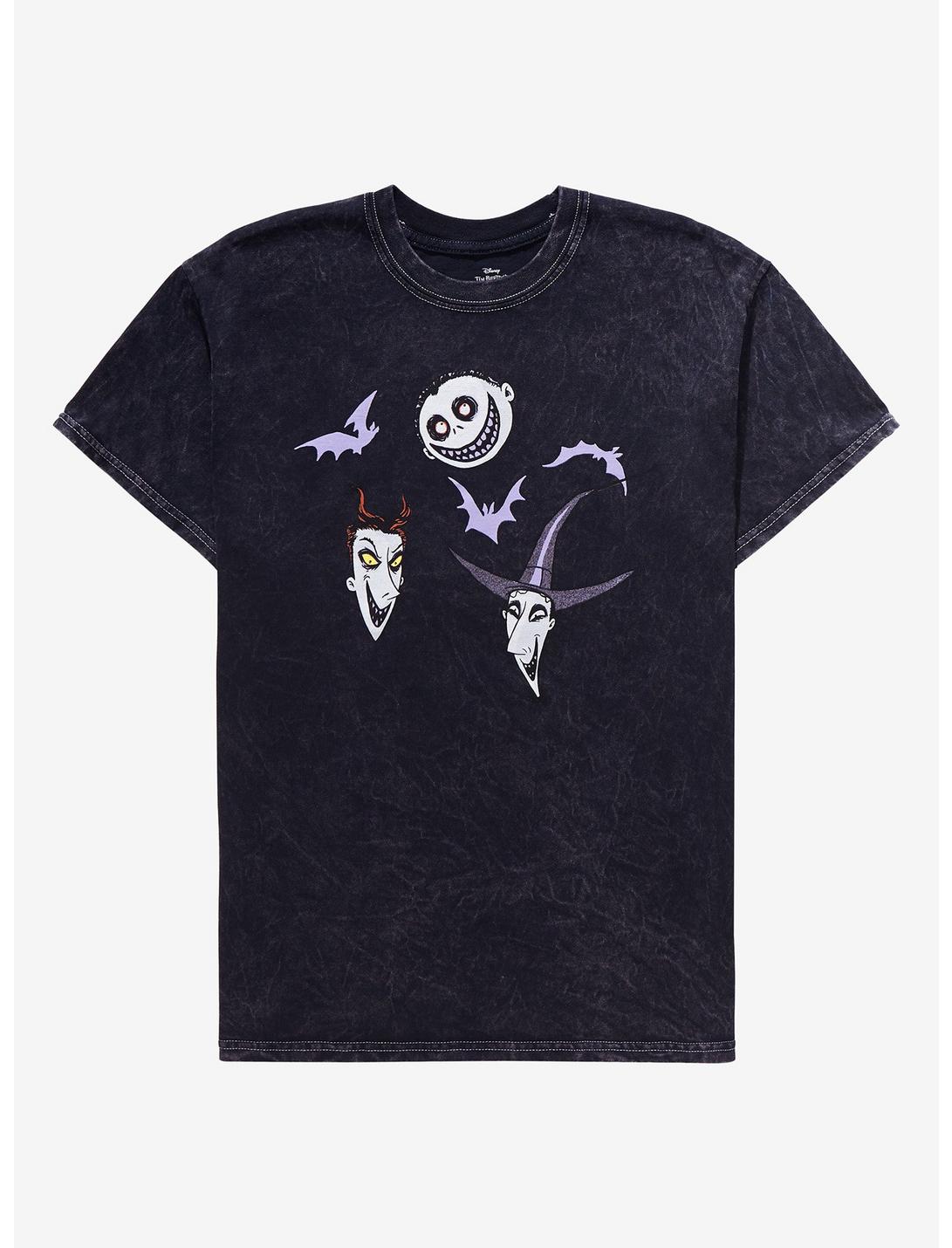 The Nightmare Before Christmas Oogie's Boys Dark Wash T-Shirt, CHARCOAL, hi-res