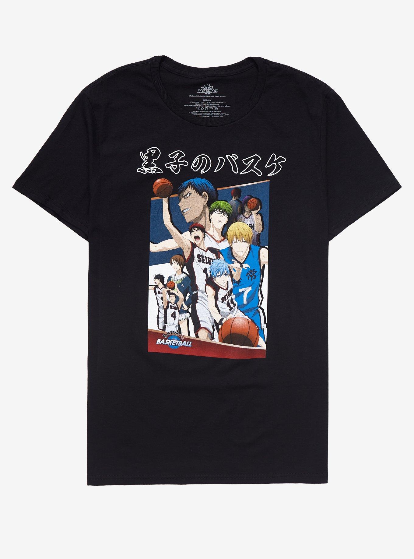 Tee shirt best sale kuroko no basket