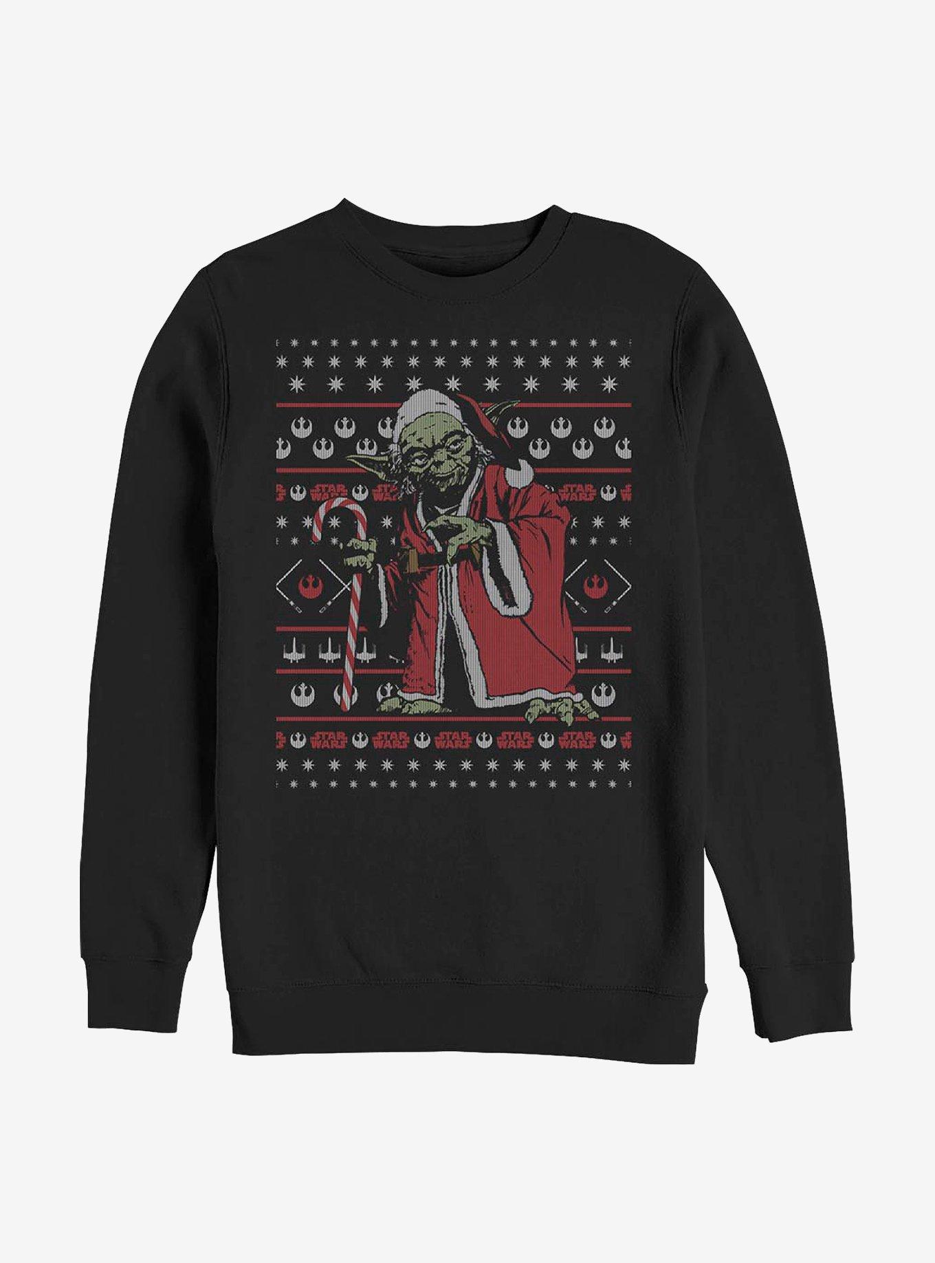 Star Wars Santa Yoda Crew Sweatshirt