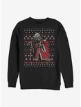 Star Wars Santa Yoda Crew Sweatshirt, BLACK, hi-res