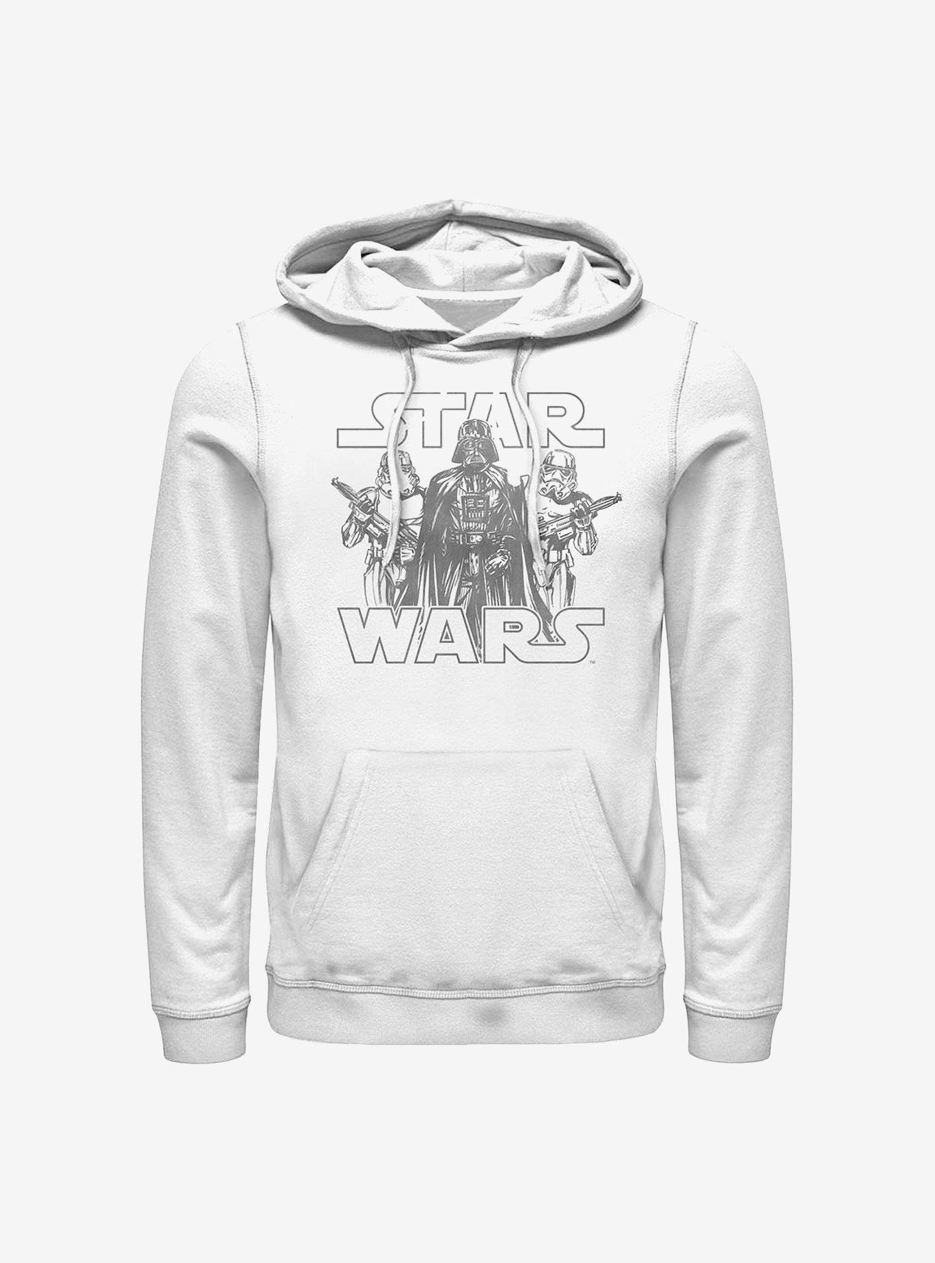 Star Wars Vader Posse Hoodie, WHITE, hi-res