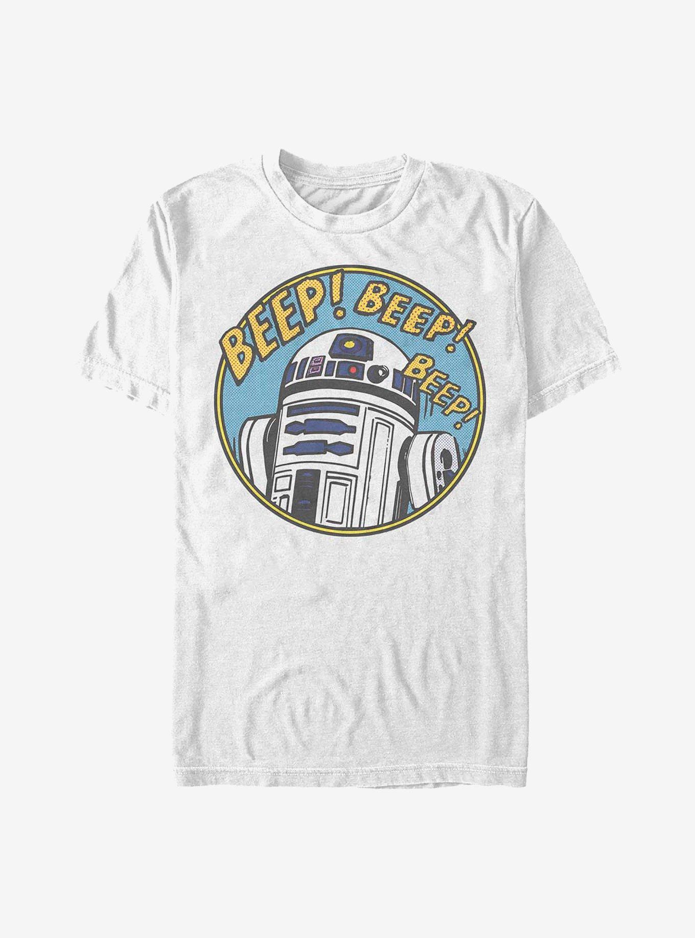 Star Wars Beep Beep Beep R2-D2 T-Shirt - WHITE | Hot Topic