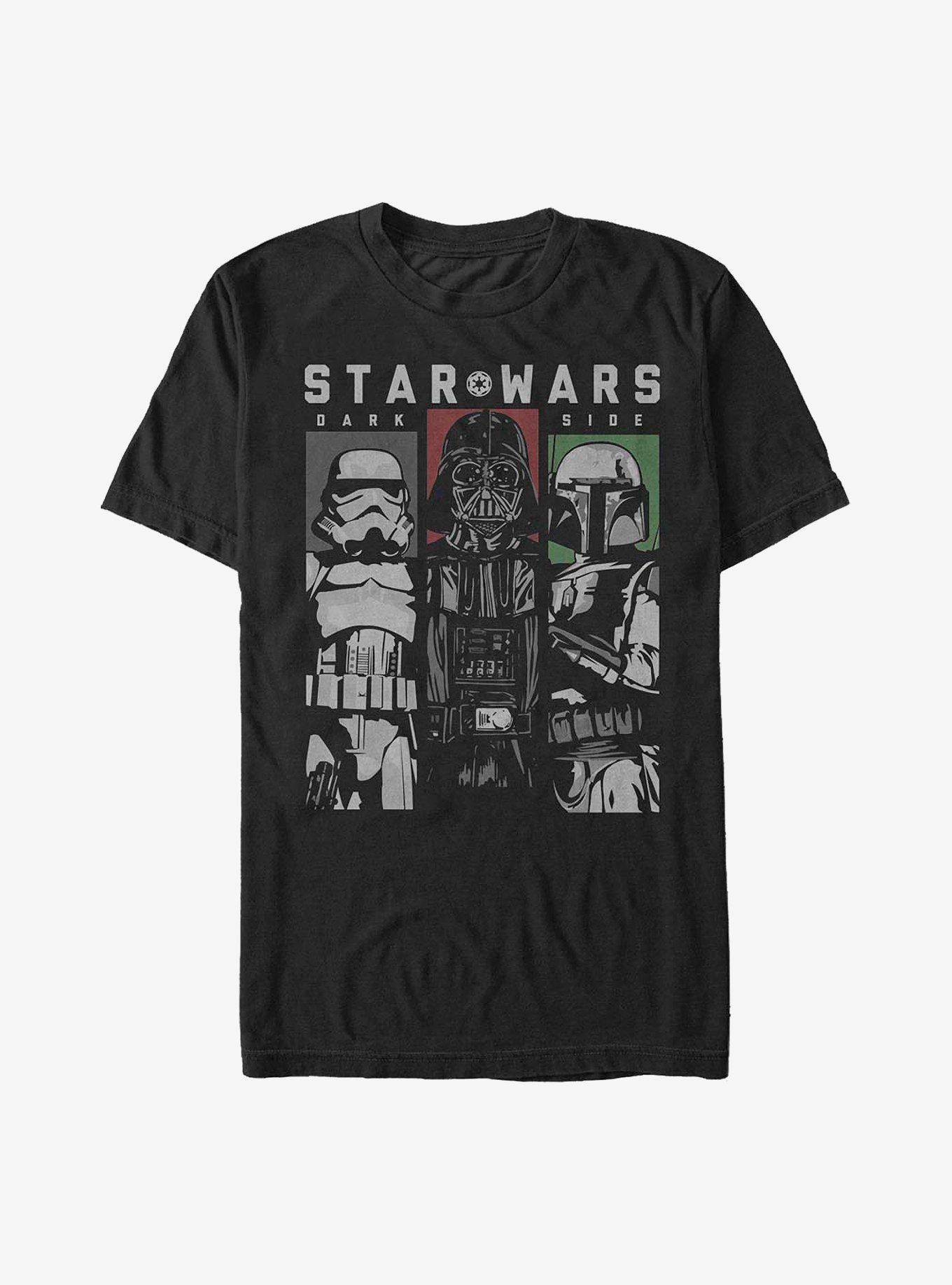 Star Wars Dark Side Panels T-Shirt, BLACK, hi-res
