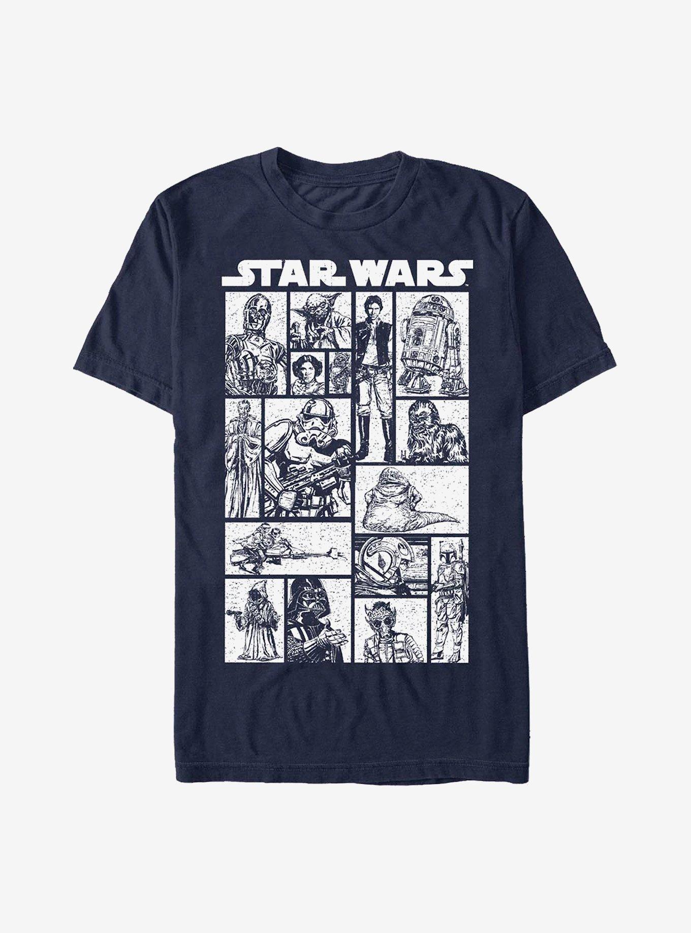 Star Wars Group T-Shirt, NAVY, hi-res
