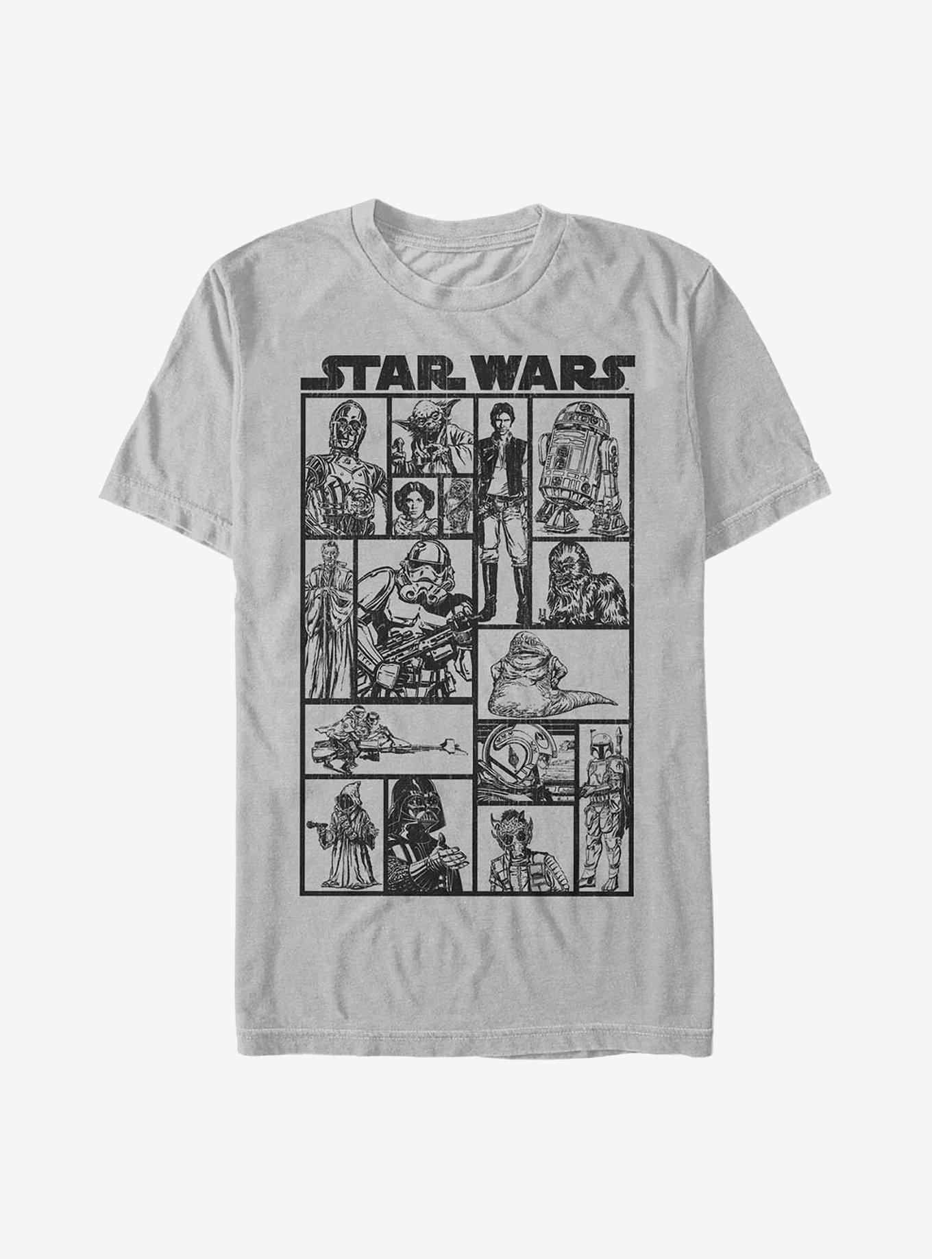 Star Wars Group T-Shirt, SILVER, hi-res